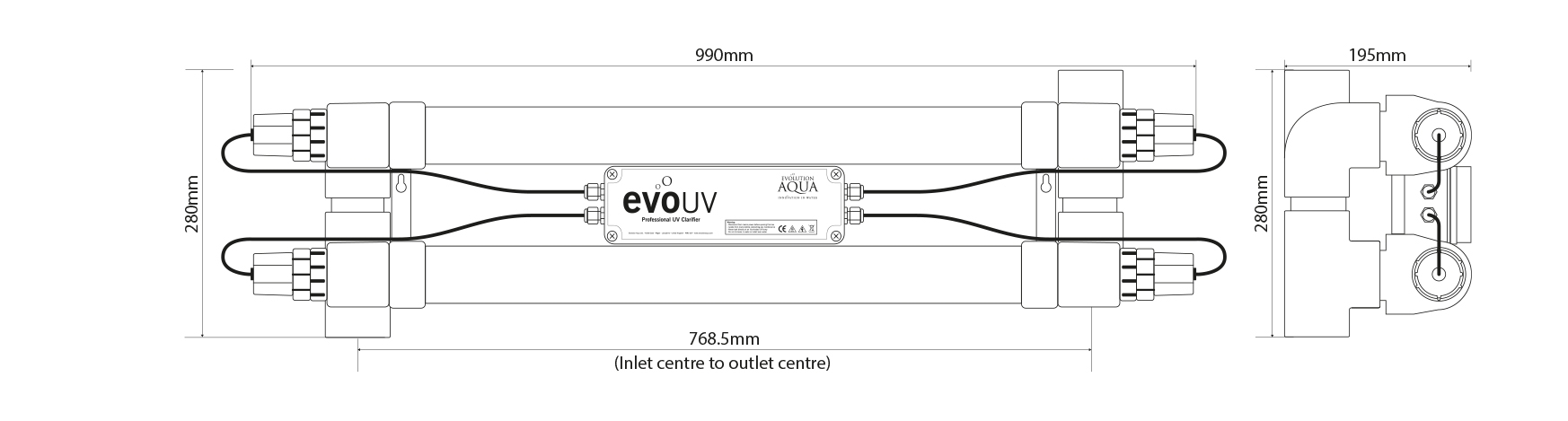 evo110 Dimensions