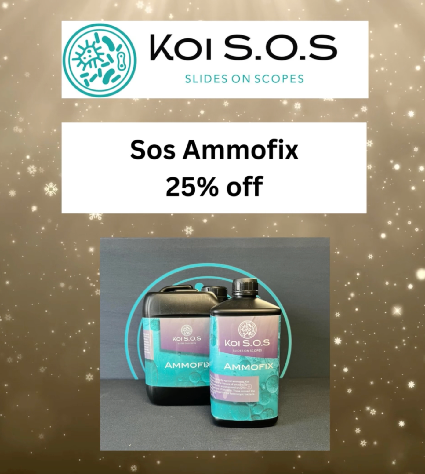 🎄 Day 5 Christmas Deal at Elite Koi: 25% OFF Sos Ammofix! 🎄