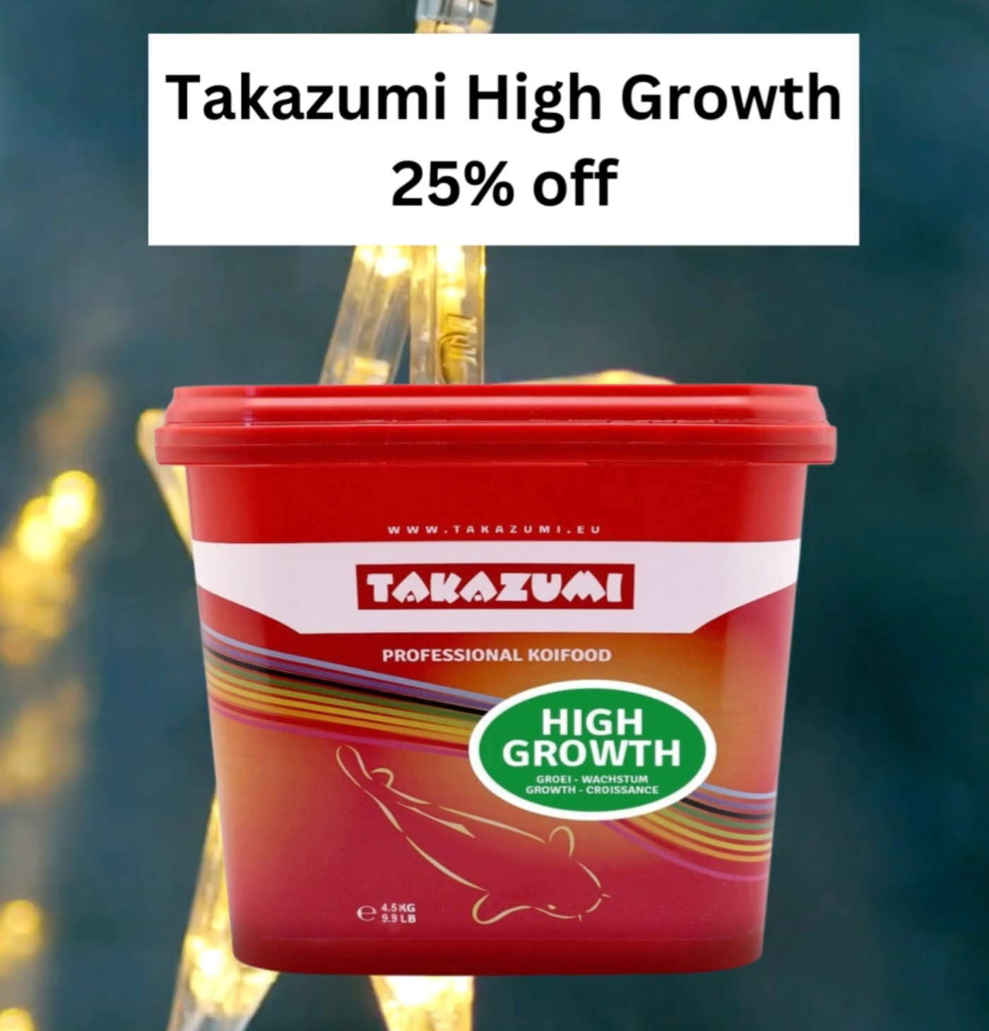 🎄 Day 18 Christmas Deal at Elite Koi: 25% OFF Takazumi High Growth! 🎄