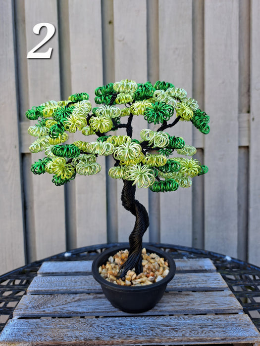 Handcrafted Wire Bonsai Tree 2