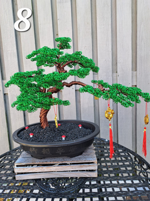 Handcrafted Wire Bonsai Tree 8
