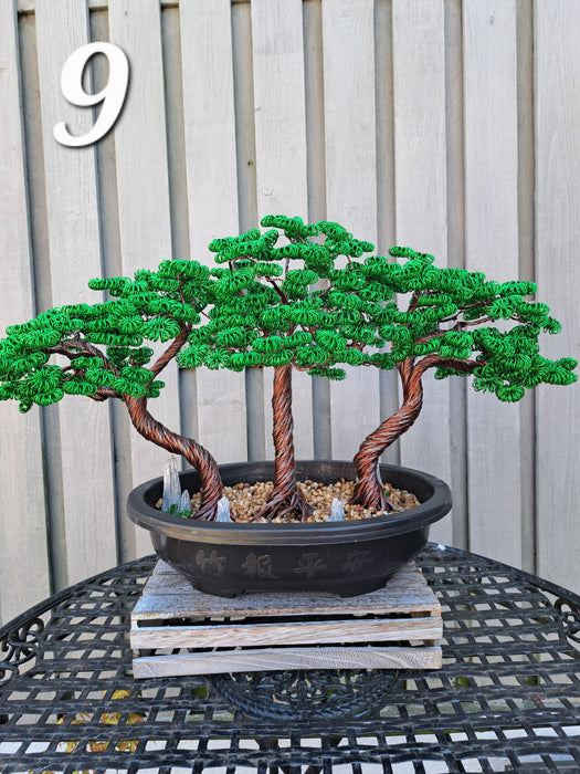 Handcrafted Wire Bonsai Tree 9