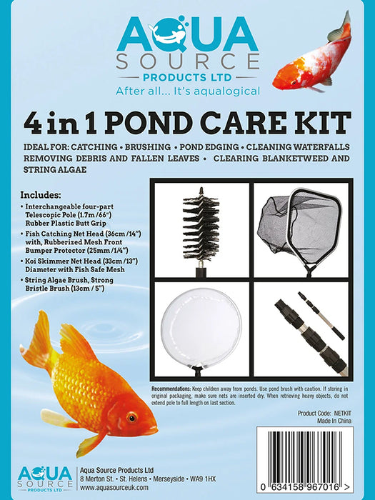 Aqua Source 4 in 1 Pond Care Kit