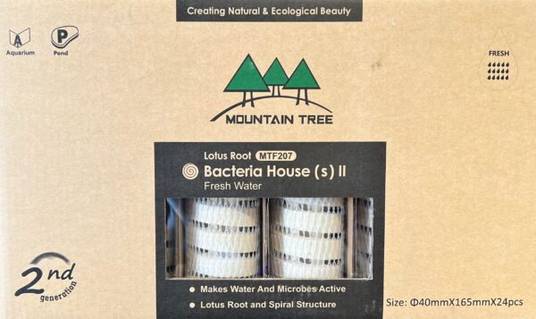 Spiral Filter Mat (Mountain Tree) Shower Pack with Lotus Root Bacteria House (S) II - Image 4