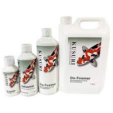 Kusuri Defoamer is formulated to remove unsightly foam accumulations in ponds - Elite Koi